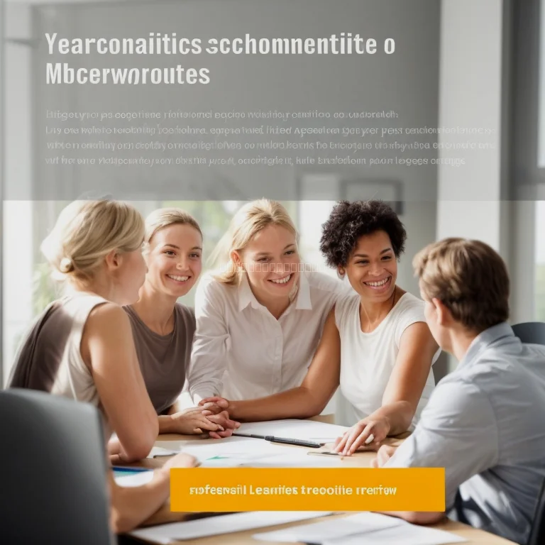 スキルアップのために話し合う研修生たち